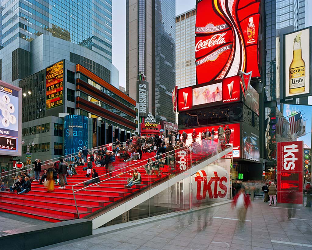 Les Marches Rouges du TKTS
