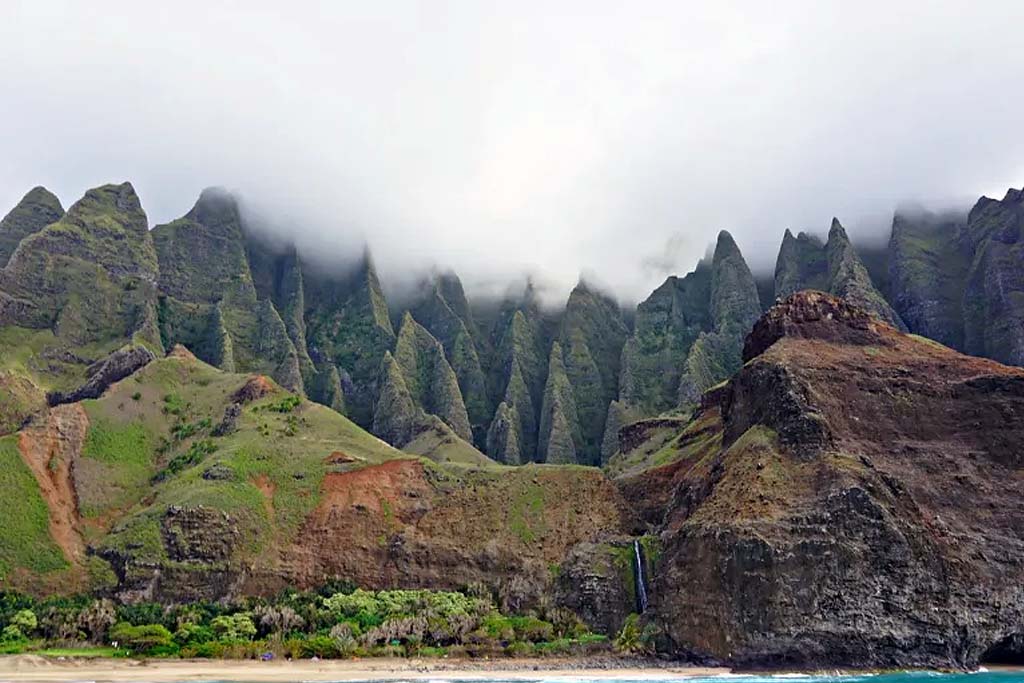 Côte Napali - HELICOPTERE AU DEPART DE KAUAI - Odyssée américaine