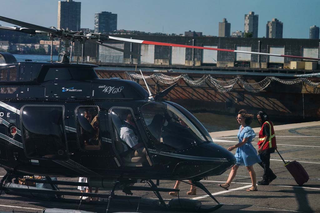 Helicopère boarding - vol hélicoptère New York - Odyssée Américaine