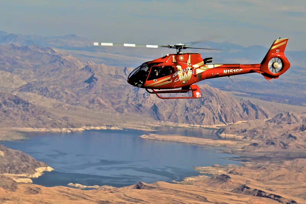 Vol en Helicoptère - Grand Canyon - Golden eagle air tour Papillon - South rim grand canyon - Odyssée Américaine