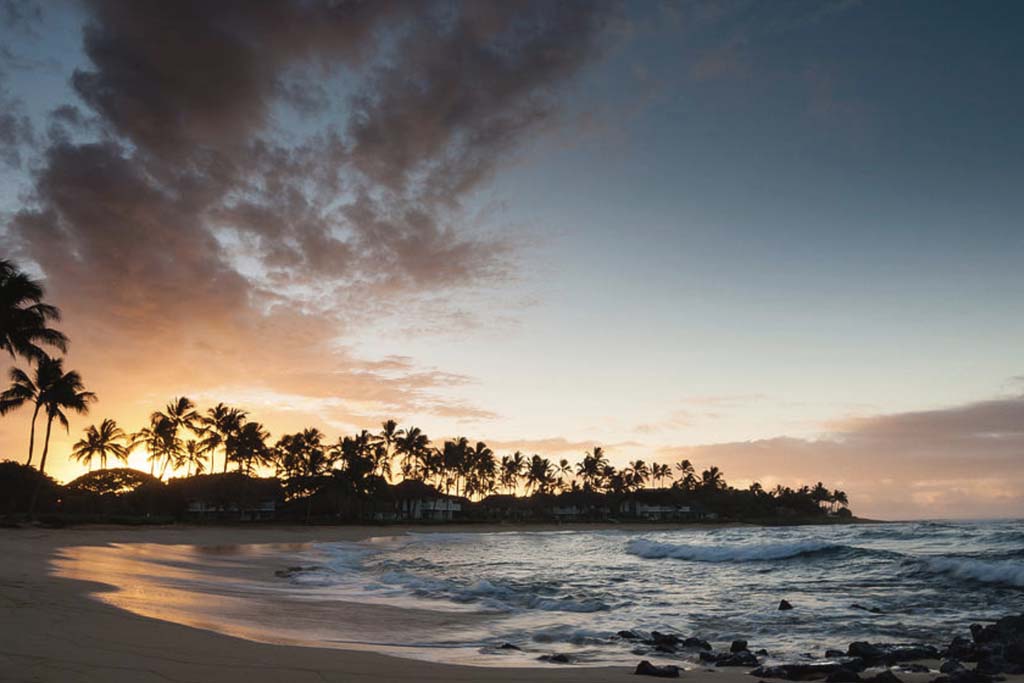 Kauai - La plage de Poipu - Présentation île Kauai - Odyssée américaine