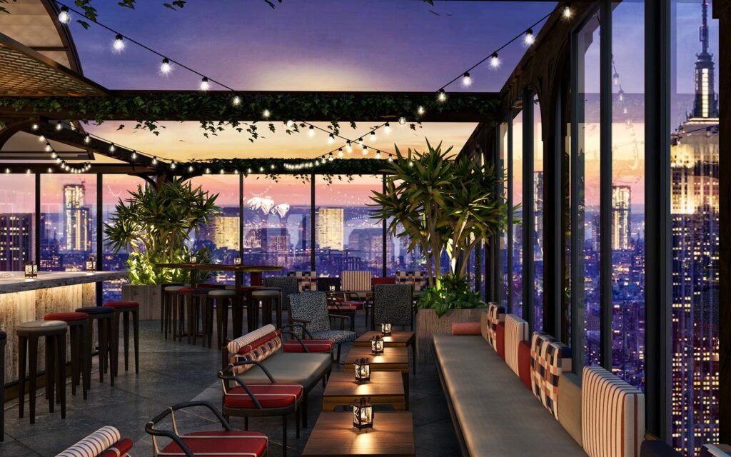 Vue du Magic Hour Rooftop Bar & Lounge
