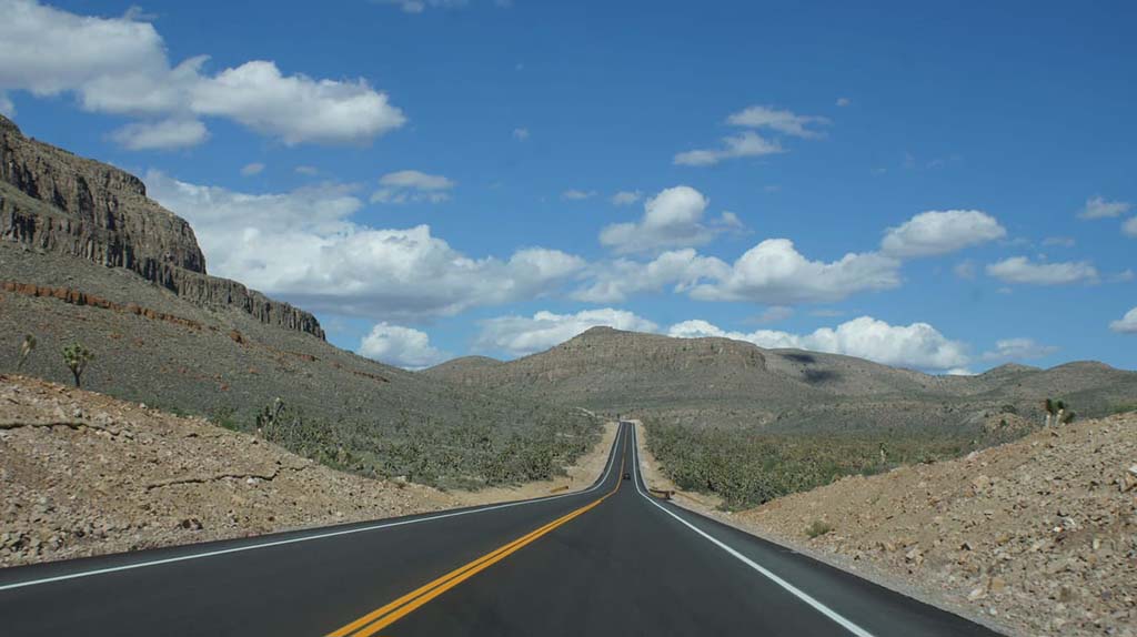 Route d'accès - Grand Canyon West Rim