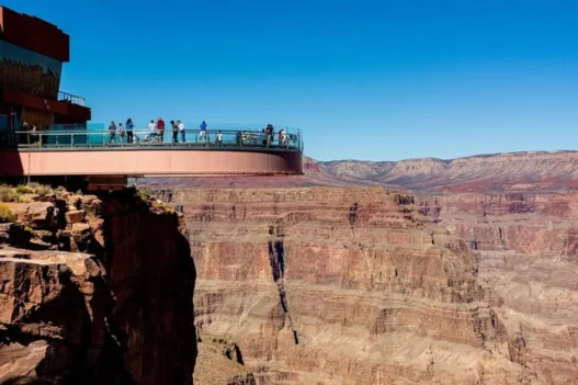 Vue de Skywalk - Grand Canyon West Rim