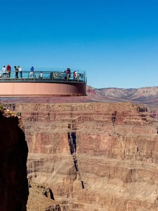 Vue de Skywalk - Grand Canyon West Rim