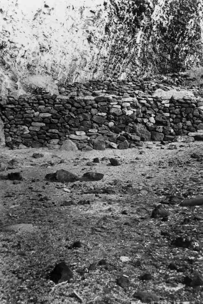 Kauai-photo-de-1930-vestige-de-Nualolo-Kai sur la côte Napali, île de Kauai, Hawaii