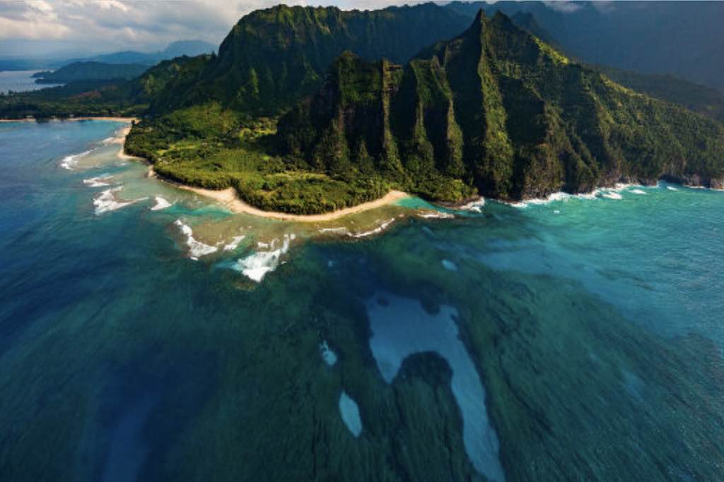 Kauai-l'écrin-de-Kauai-la-cote-Napali au nord ouest de l'île de Kauai, Hawaii