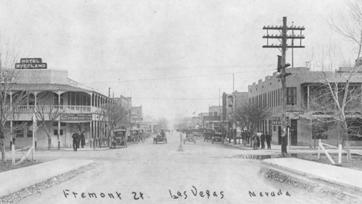 Las-Vegas-dnas-les-annees-1910 photos d'archive en noir et blanc. le vieux Las vegas - Odyssée Américaine