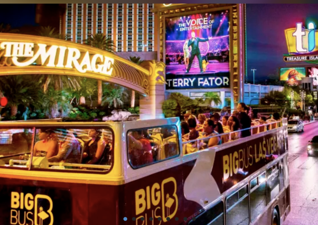 Big bus de nuit las vegas il n’y a rien de mieux qu’un tour panoramique en bus pour saisir l’âme de la ville ! Vous allez adorer ce coup d’œil rapide sur les incontournables tout en vous baladant confortablement. Je vous en dis un peu plus sur cette visite en bus touristique avec le Big Bus, un service de type « Hop-on Hop-off », qui vous permet de découvrir Vegas à votre rythme. Odyssée Américaine