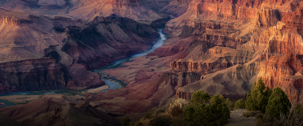 photo panoramique du grand canyon au coucher du soleil Odyssée américaine