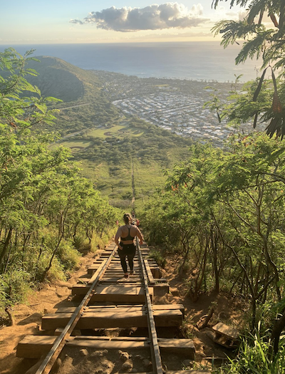Koko Head Crater Trail - - île de Oahu, Hawaii Odyssée Américaine