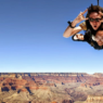 chute libre spectaculaire au dessus du grand canyon South Rim rive sud Odyssée Américaine