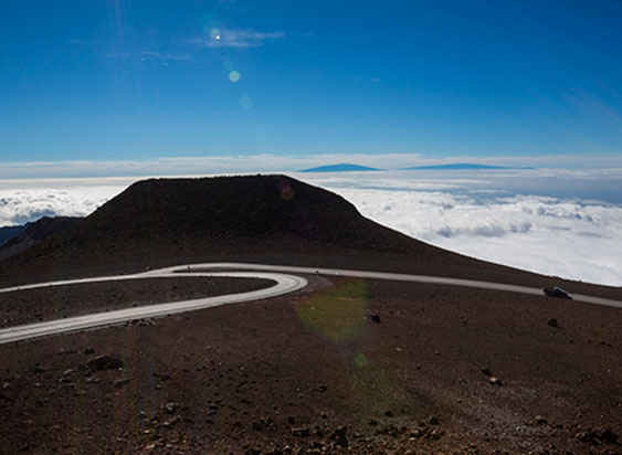 cône volcanique au sommet du parc national, dans le parc national Haleakala, maui, hawaii - Odyssée Américaine