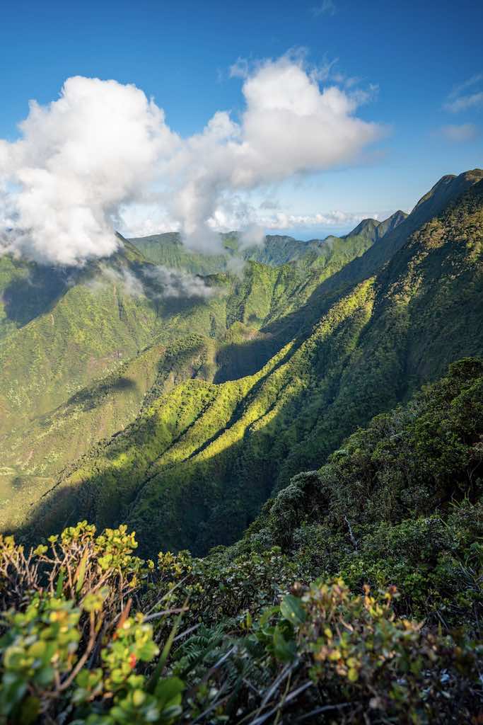 ile de Molokai : un appercu du trail très sauvage de Pepeopae