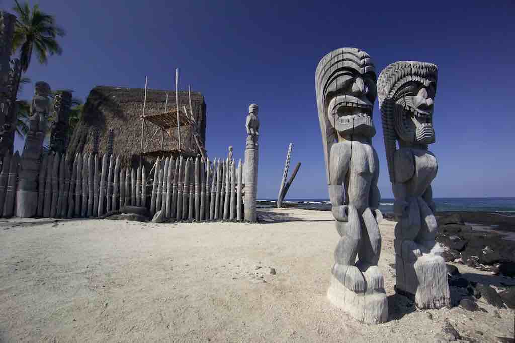 ile de Big Island hawaii, Parc-national historique de Puuhonua-o-Honaunau - big Island activités incontournables - odyssée américaine