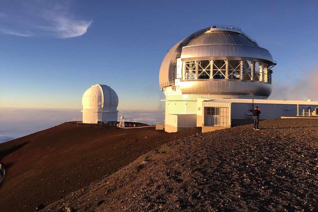 Mauna Kea Observatoire au coucher de soleil, big Island, Hawaii- big Island activités incontournables - odyssée américaine