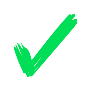 tick vert utile pour l'arborescence des articles