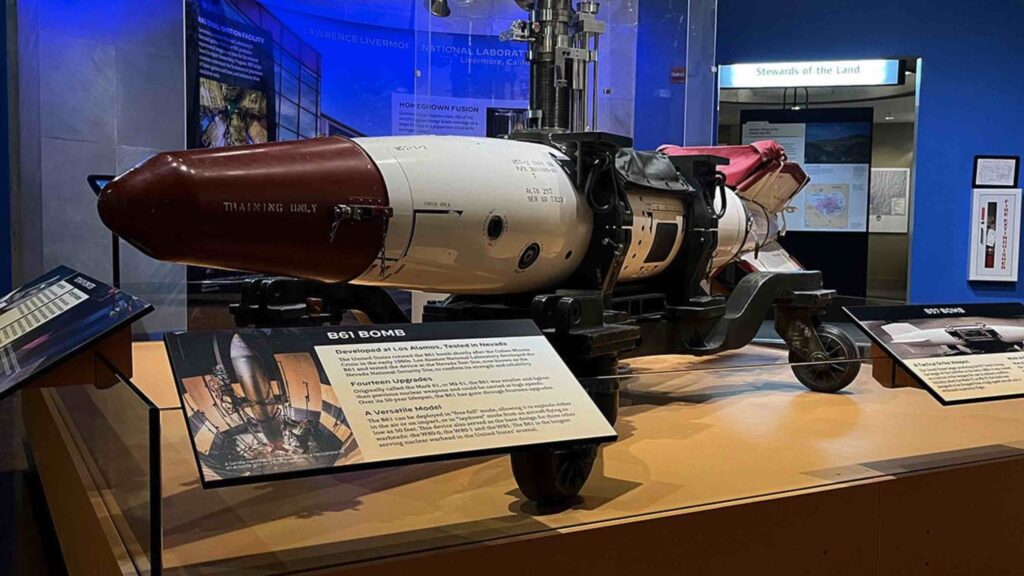 musée national de test atomique las vegas bombe